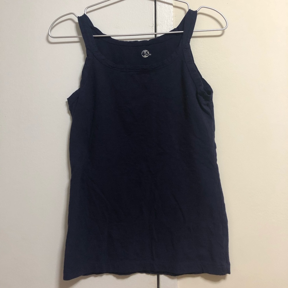 45rpm indigo hand-dyed top